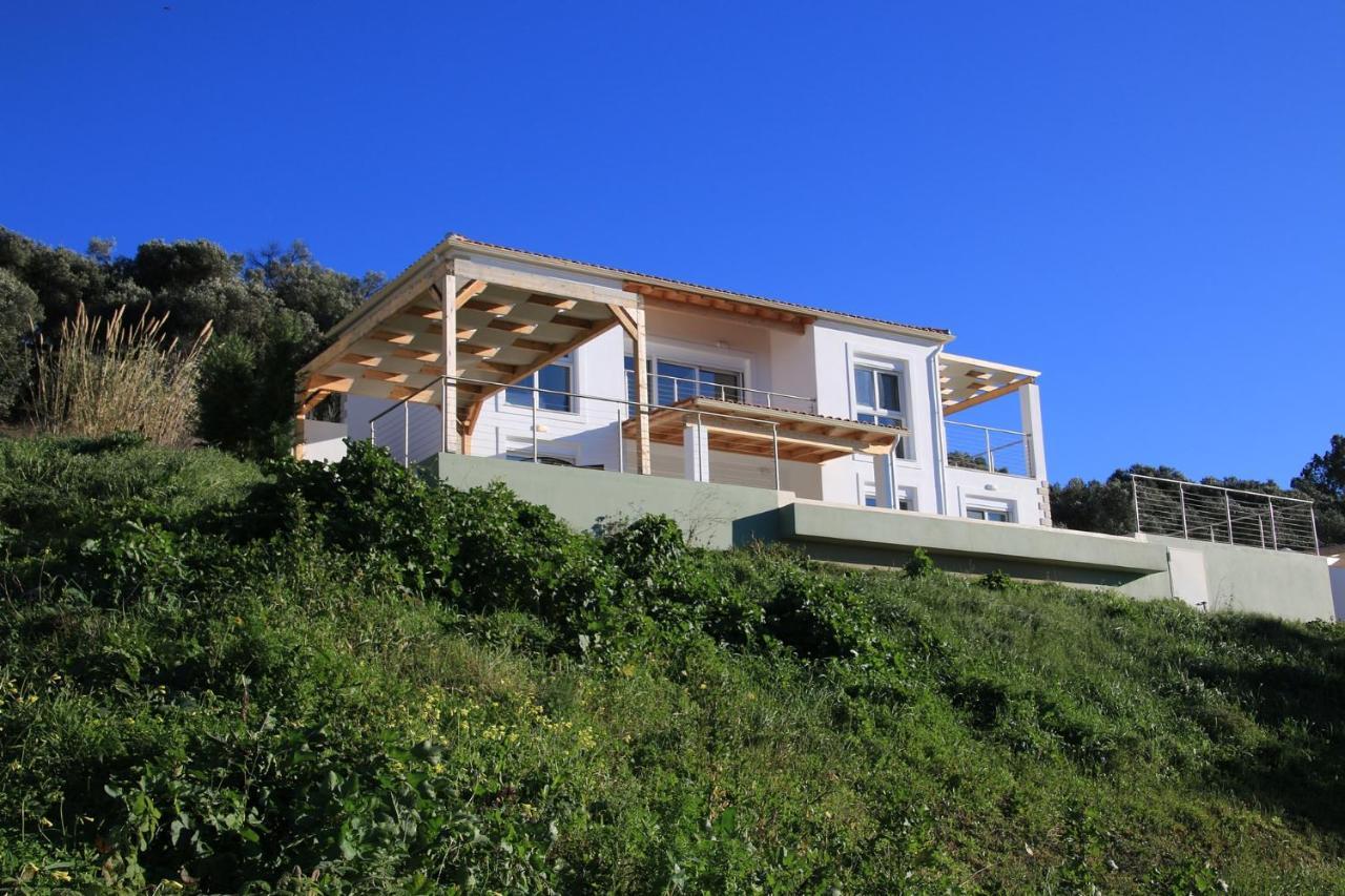 Sunset Sea View Villa 5 Arillas  Luaran gambar