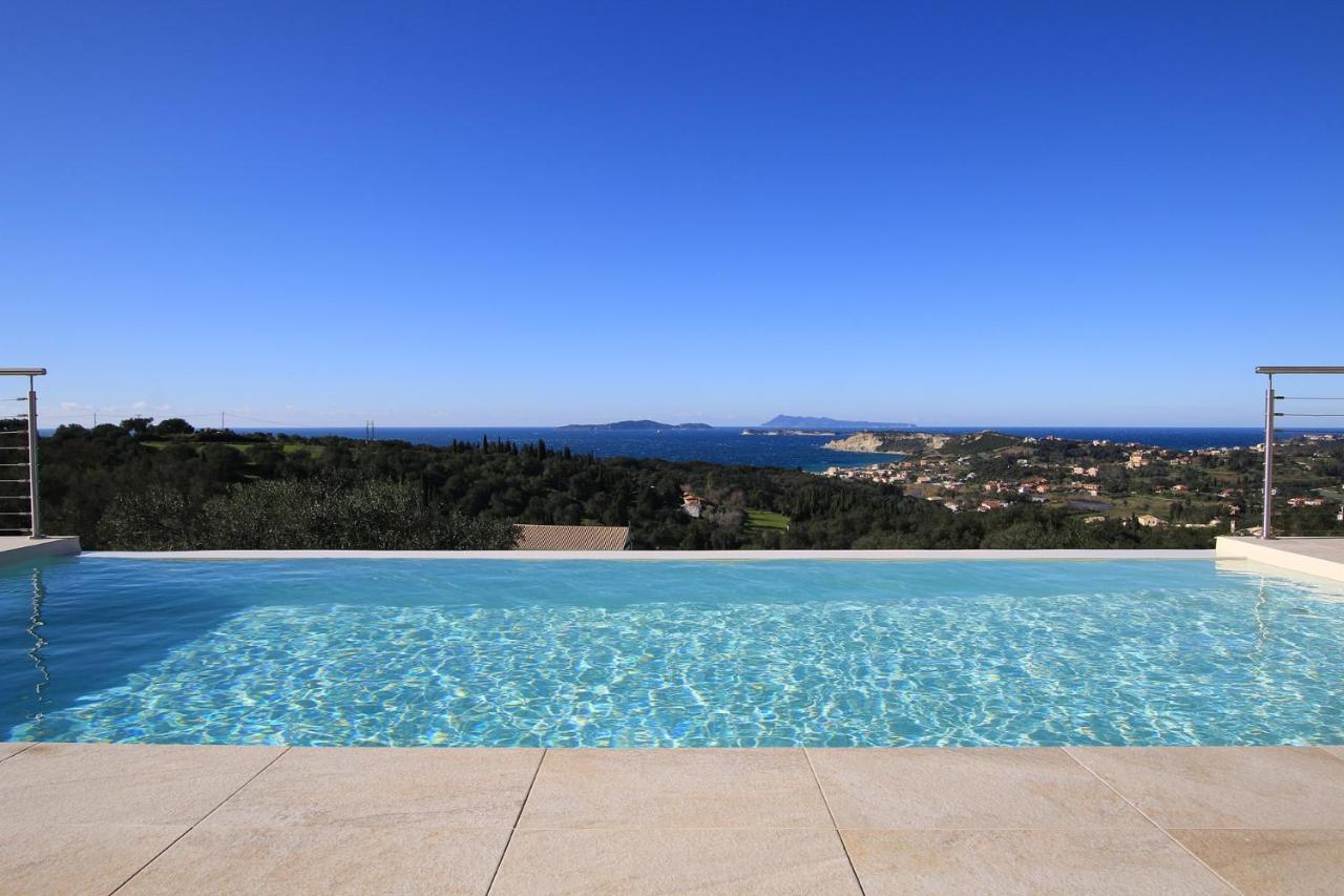 Sunset Sea View Villa 5 Arillas  Luaran gambar