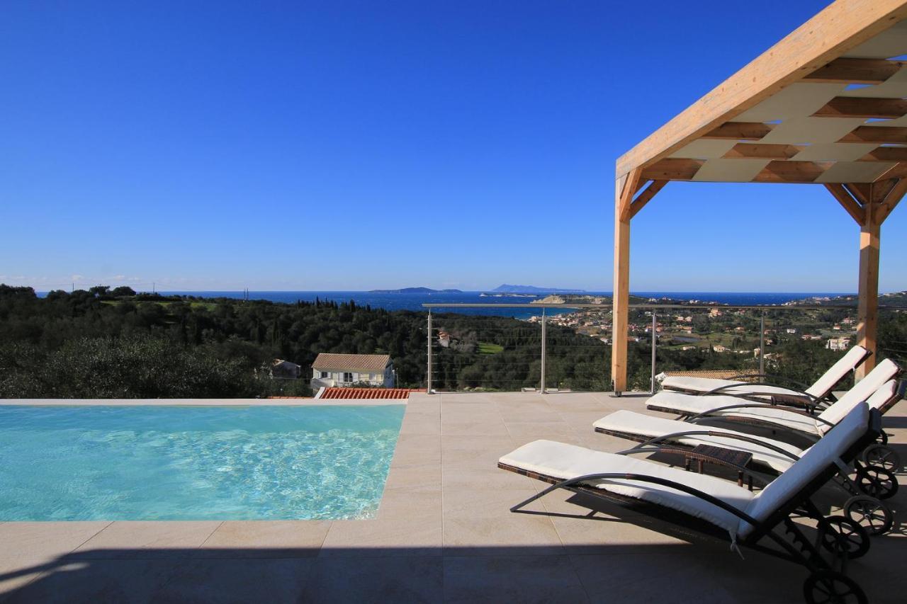Sunset Sea View Villa 5 Arillas  Luaran gambar