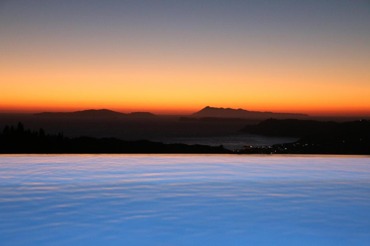 Sunset Sea View Villa 5 Arillas  Luaran gambar